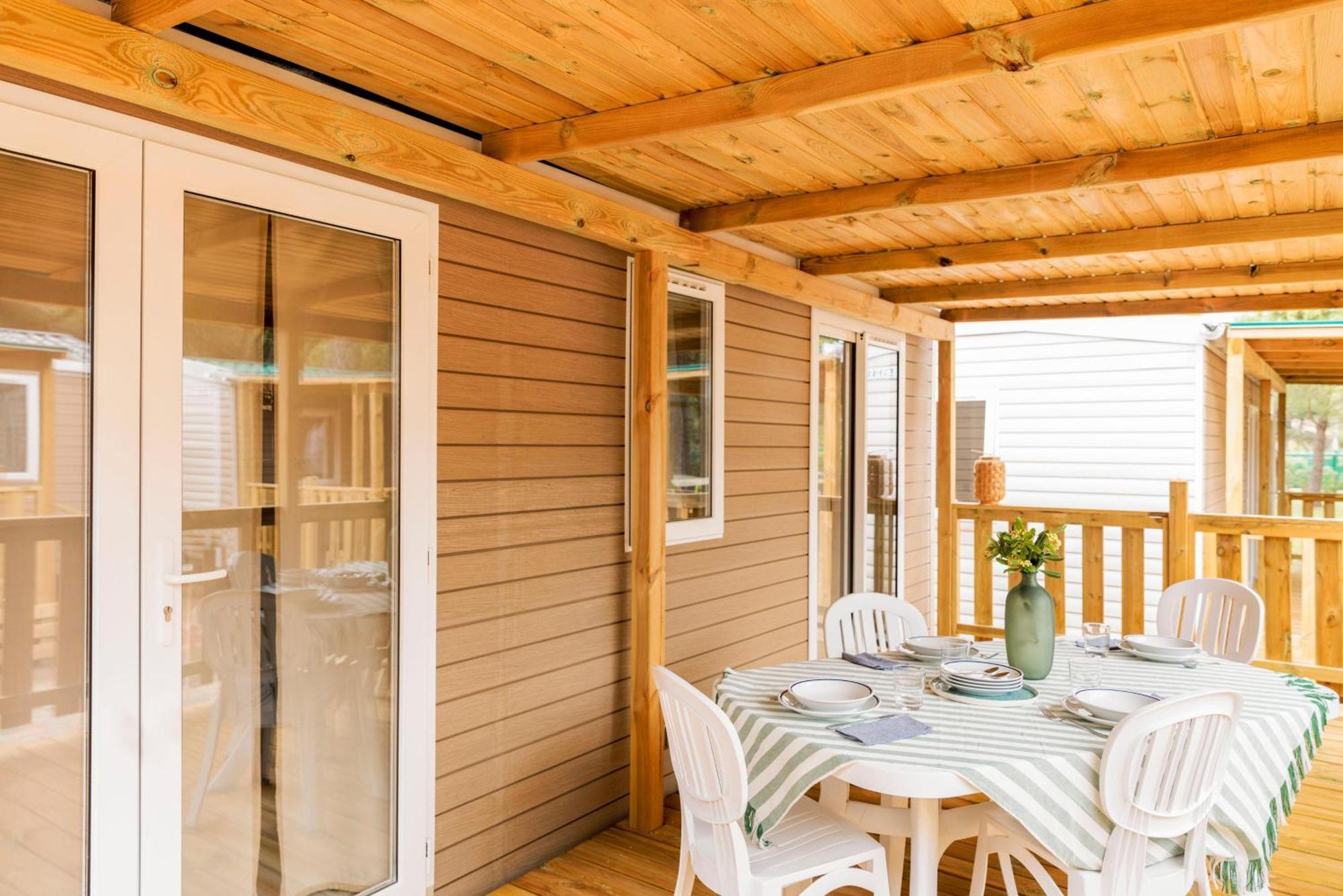 Gitavillage Argentario Албиния Экстерьер фото Terrace of a mobile home